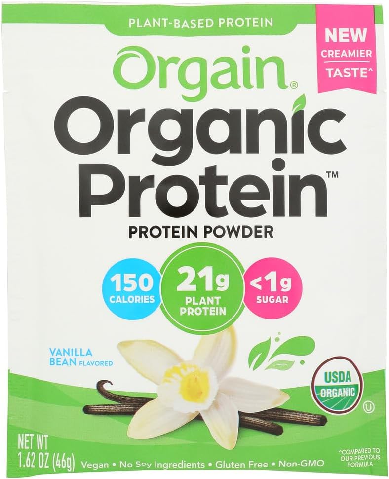 Orgain Vanilla Bean sample pack
