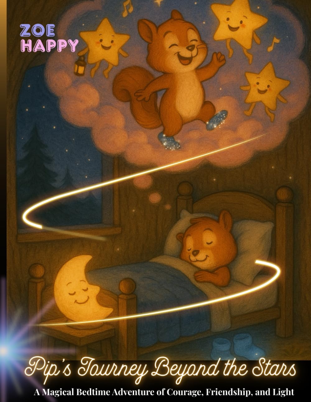 Pip’s Journey Beyond the Stars: A Magical Bedtime Adventure of Courage, Friendship, and Light