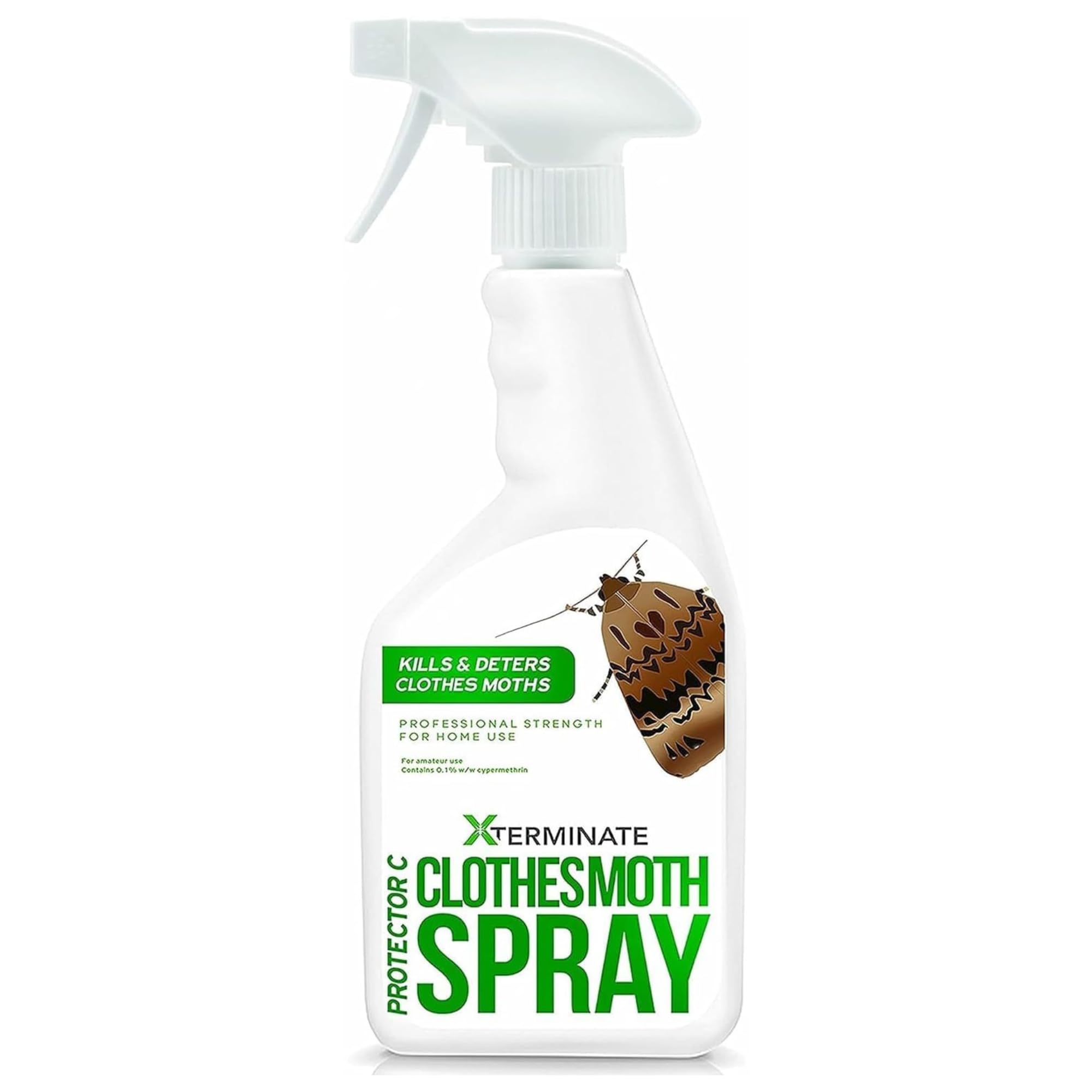 XterminateCarpet and Clothes Moth Killer Spray 1L Treatment, Fast Acting, Safe and Effective Repellent Protection for All Carpets, Rugs, Upholstery and Other Surfaces