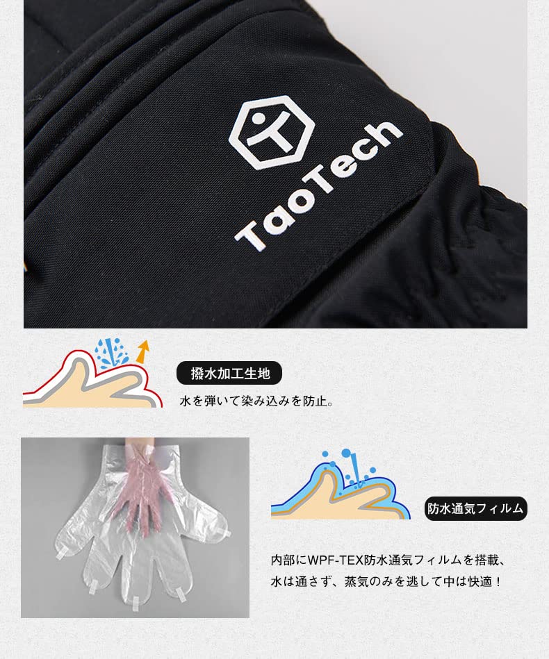 | TaoTech スノーボード グローブ ケブラー カービング メンズ