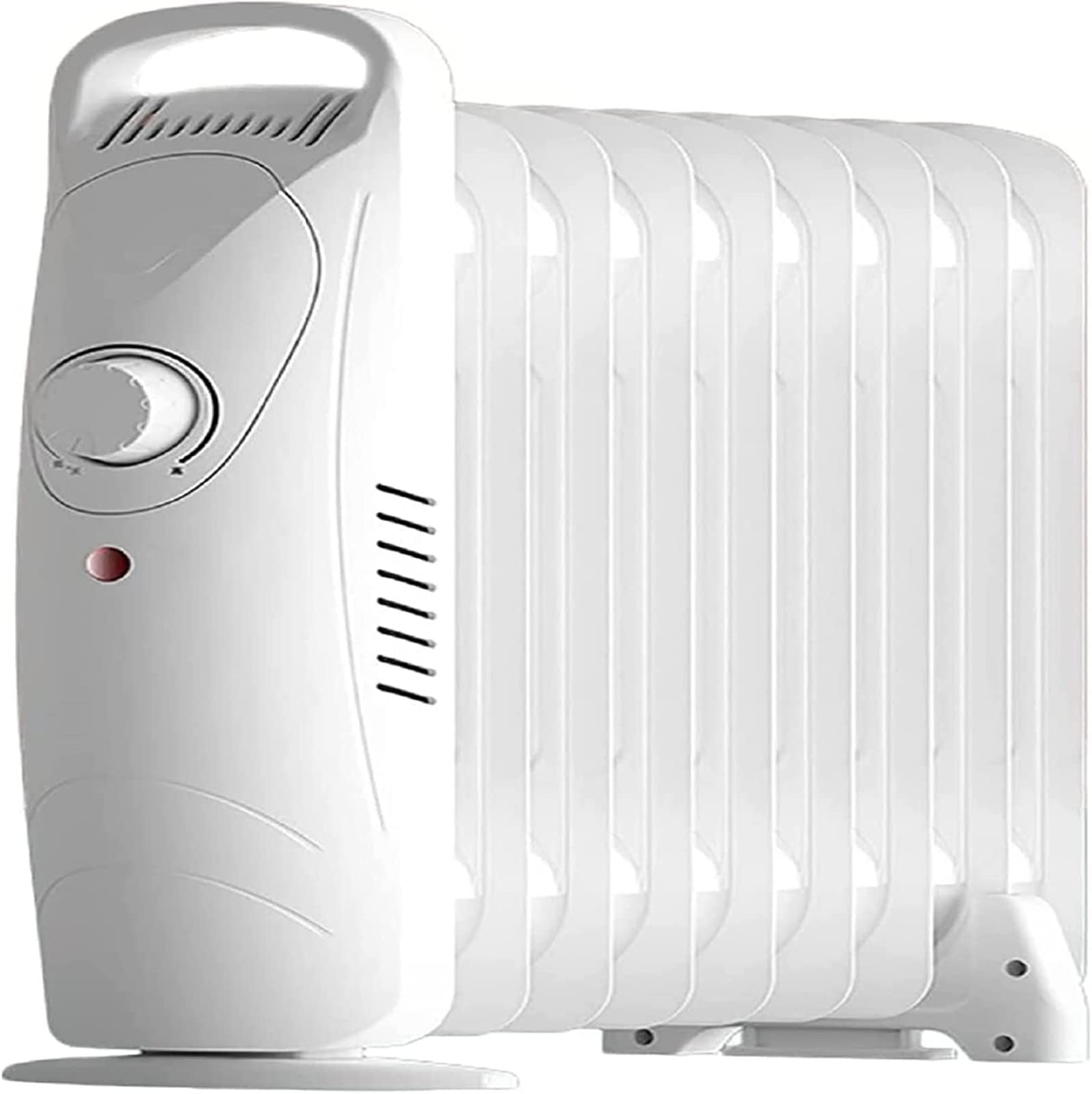 Calefacción Eléctrica, Radiador De Aceite Adecuado para Habitaciones Menos De 40 M² Radiador De Bajo Consumo, Calefacción Eléctrica Móvil Económica Disipador De Calor De 9 Piezas A,11-delig