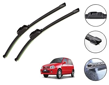 Auto Hub Car Wiper Blades for Maruti Suzuki Zen - Set of 2 Pcs (D-20,P-17)