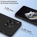 Pikkme Back Cover for OnePlus 12 5G | Slim Soft Matte Silicone Cover with Camera Protection & Shockproof Bumper Case (Black) gallery image
