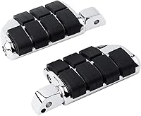 Vista 47 de TCT-MOTORPARTS Clavijas cromadas para estribera trasera para Harley Davidson Softail Fat Boy 18-25