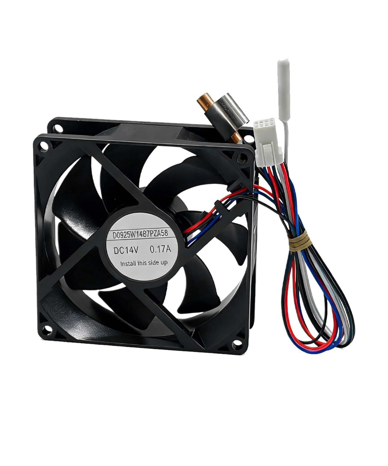 W11087438 WPW11087438 Refrigerator Evaporator Fan Motor Compatible with Whirlpool Kitchen Aid Maytag,Perfect fit, Replaces W10799016 W10727641 4534150