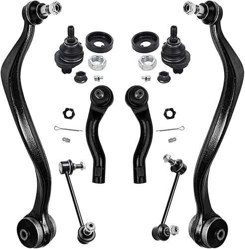 Miniatura 168 de Detroit Axle - Kit de suspensión delantera de 8 piezas para Toyota Sienna 2004-2010, brazos de control inferiores con rótulas interiores exteriores