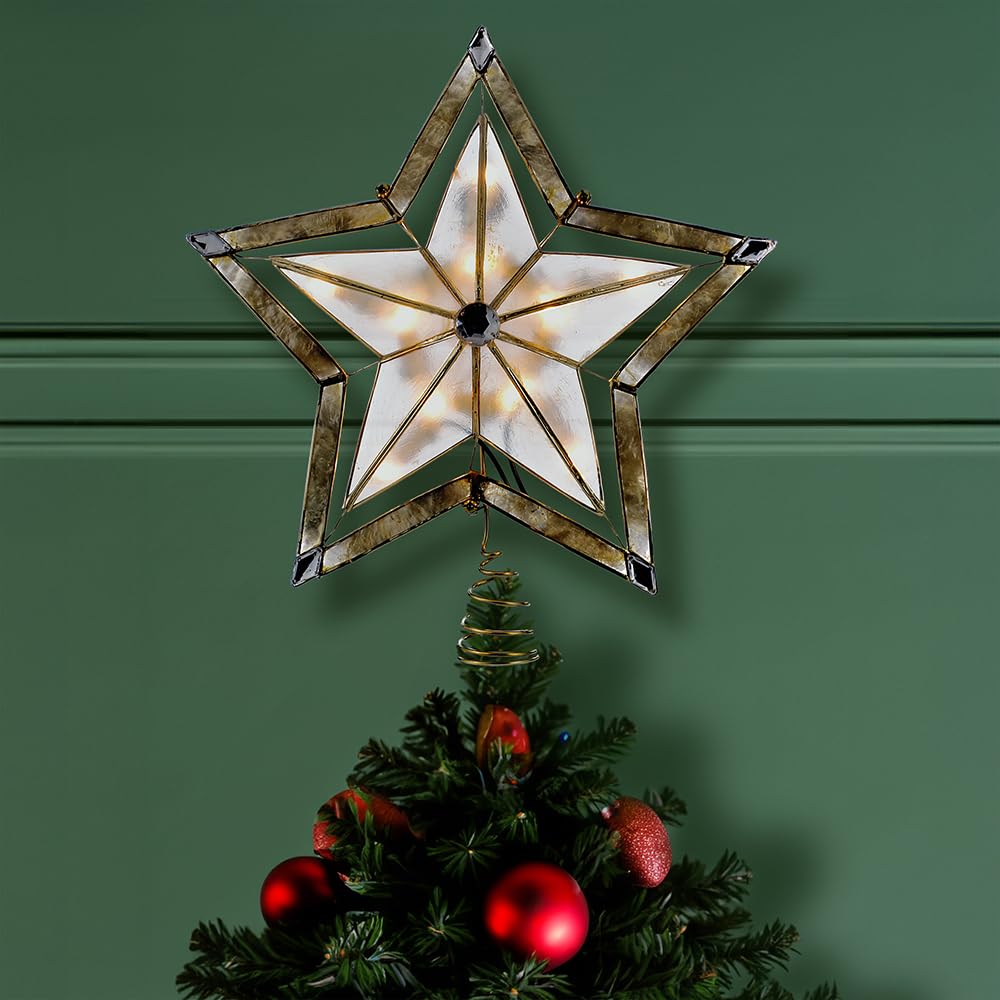 Amazon.com: Kurt Adler 10 Light 10-Inch 5 Point Large Star with