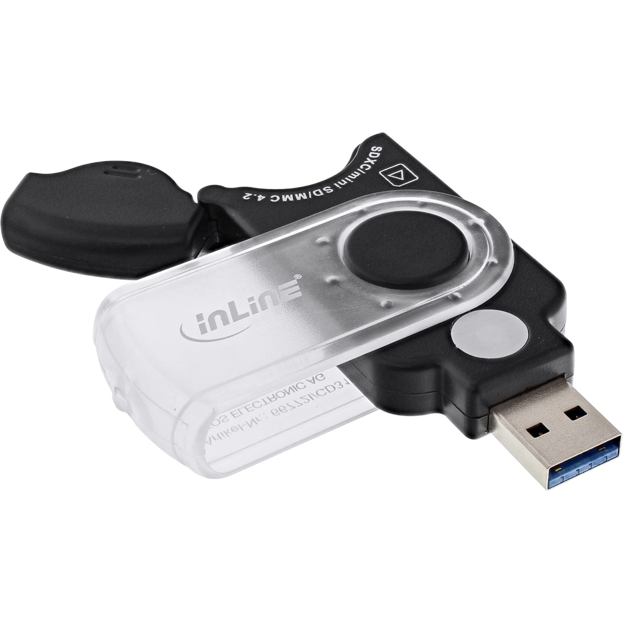 InLine 66772I Mobile Card Reader USB 3.0 for SD/SDHC/SDXC, microSD