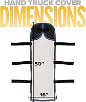Vista 2 de Cubiertas para carretilla de mano acolchadas US Cargo Control de 50" x 16" (paquete de 12), almohadilla de carretilla de mano con parte superior