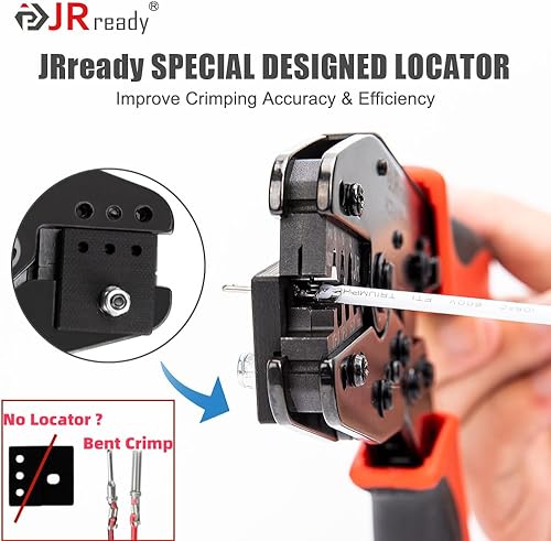 Miniatura 3 de JRready ACT-LY-16DT Deutsch - Herramienta de prensado de conector para kit de conectores DT, herramienta de prensado de terminales de barril abierto