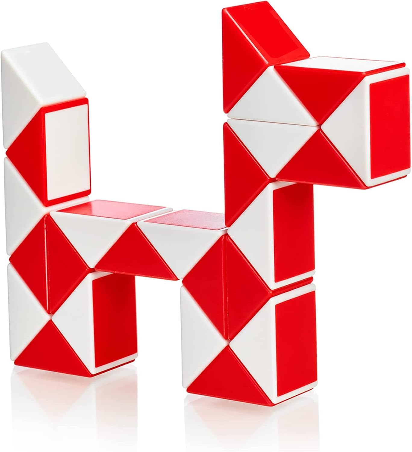 MONKEYTAIL Magic Snake Puzzle Cube (24 Wedges) | Twist and Turn Shape Creation Game for Kids Ages 3 and Up | Multicolor Brain Teaser and Stress Buster Toy (B0DDT9JXTK) Amazon Price History, Amazon Price Tracker