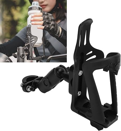 Miniatura 5 de Portavasos para motocicleta, portavasos de alta tenacidad, ajuste universal de nailon, jaulas para botellas de agua 3D para vehículos eléctricos