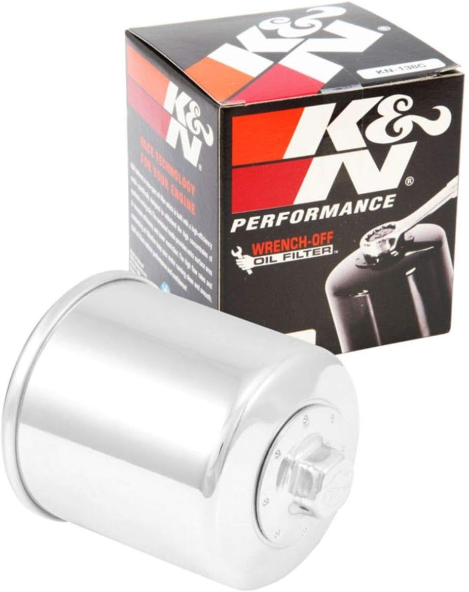 K&N Motorcycle Oil Filter High Performance, Premium