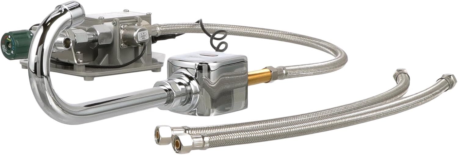 Intelli-Flo EZ Electronic Deck Mount Faucet 3-1/2" Gooseneck Spout with Thermostatic Mixing Valve and 1.5 gpm Laminar Flow