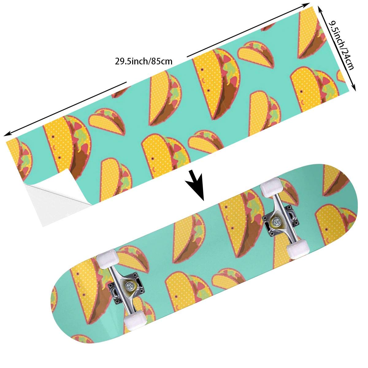 YEAH STAR Scooter Board Skateboard Stickers Longboards Decal for Girls Teens Womens