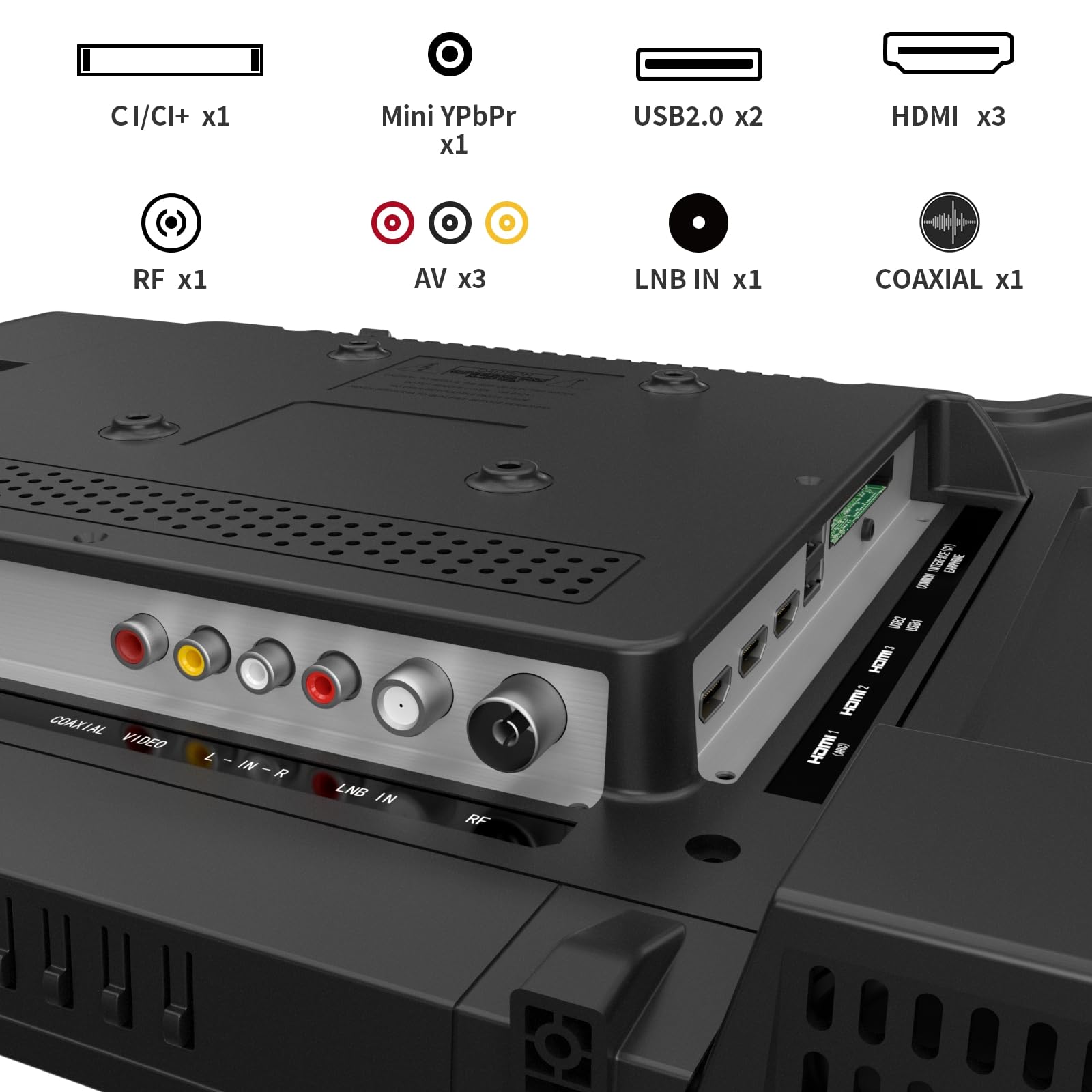 HKC H40Q1F-NS Téléviseur 40 Pouces Full HD LED TV Triple Tuner Dolby Audio HDMI