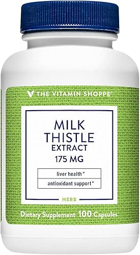 Vista 5 de The Vitamin Shoppe Extracto de cardo mariano 175 mg (300 cápsulas)
