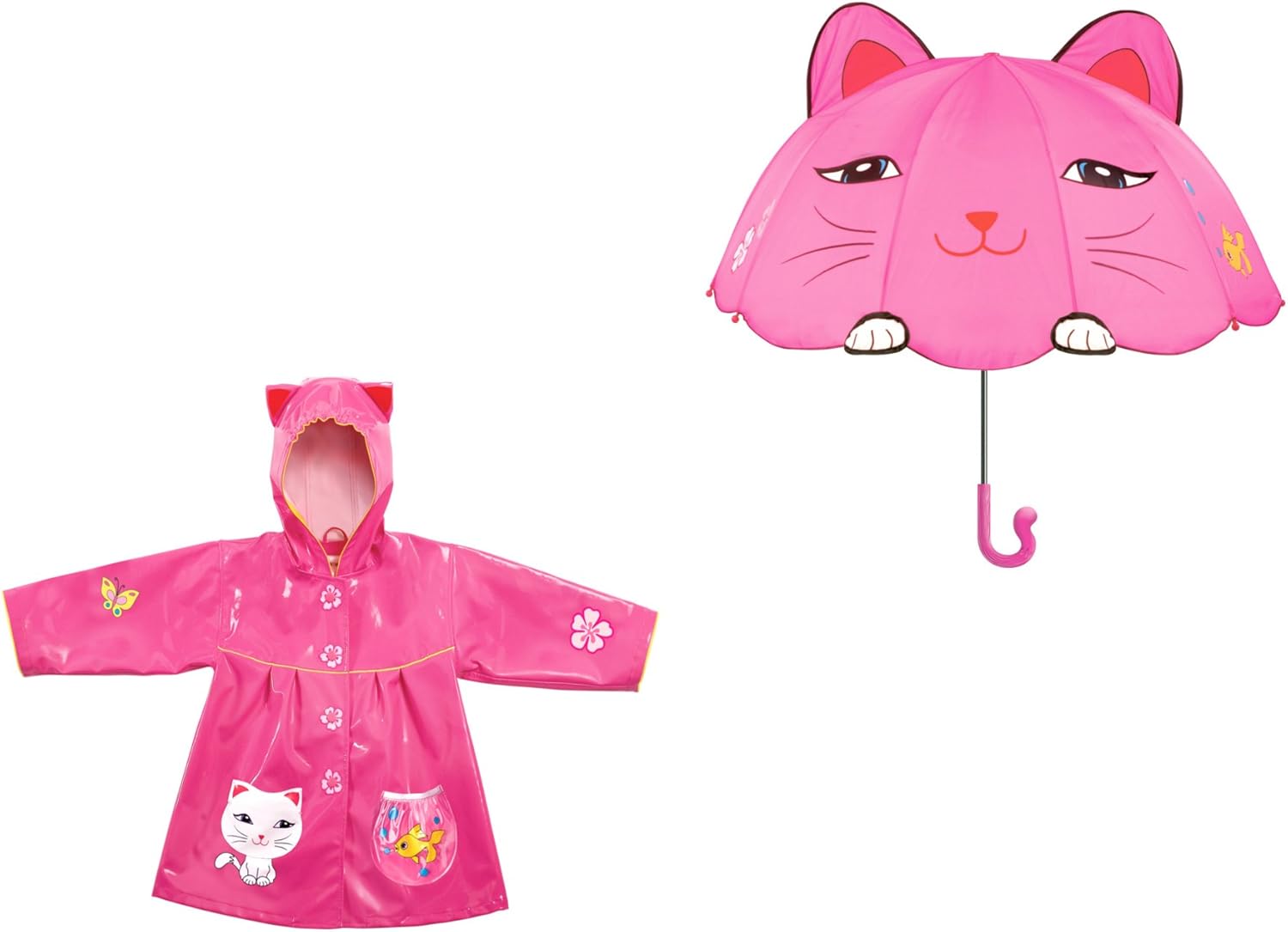 Kidorable Cat Raincoat & Cat Umbrella Set (5/6)