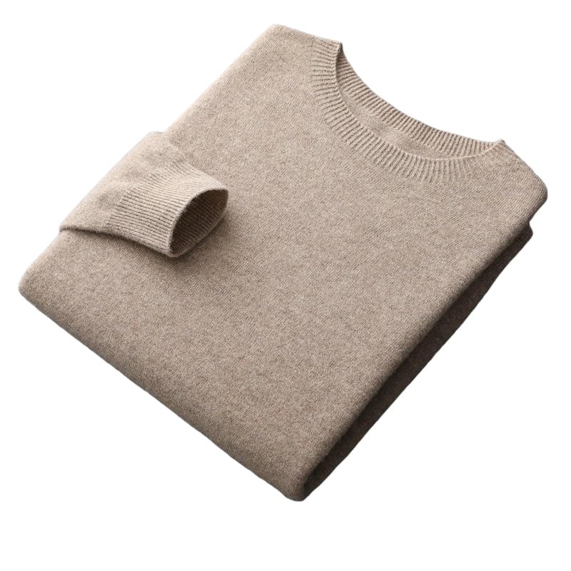 Pull décontracté de qualité supérieure col rond pour homme élégant