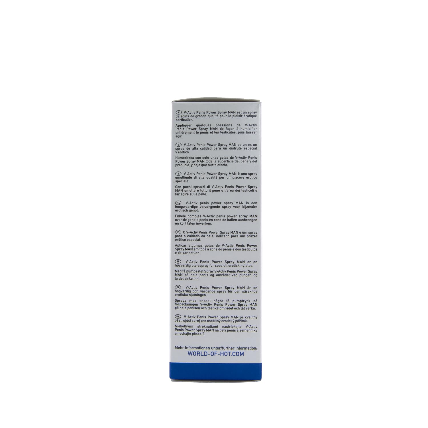 Hot v-activ hombre spray potenciador de la ereccion