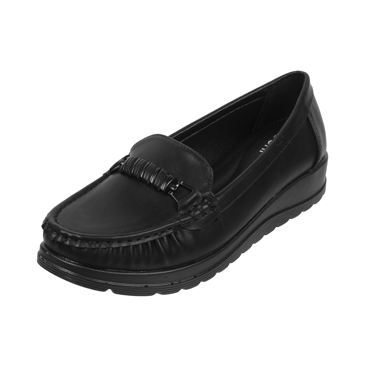 Mochi Women Black Casual Synthetic Loafers UK/6 Eu/39 (31-471) (B0D19139J6) Amazon Price History, Amazon Price Tracker