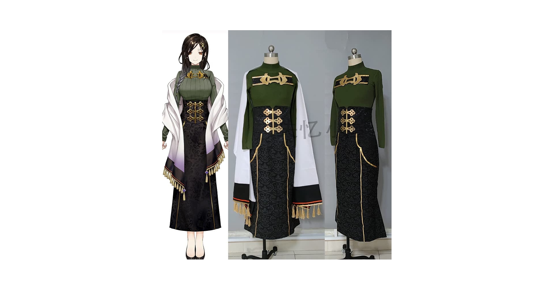 【白雪巴】コスプレ衣装 にじさんじ 7周年グッズ セット済ウィッグ付き Amazon.co.jp: GGcosplay VTuber 7周年記念 7th Anniversary