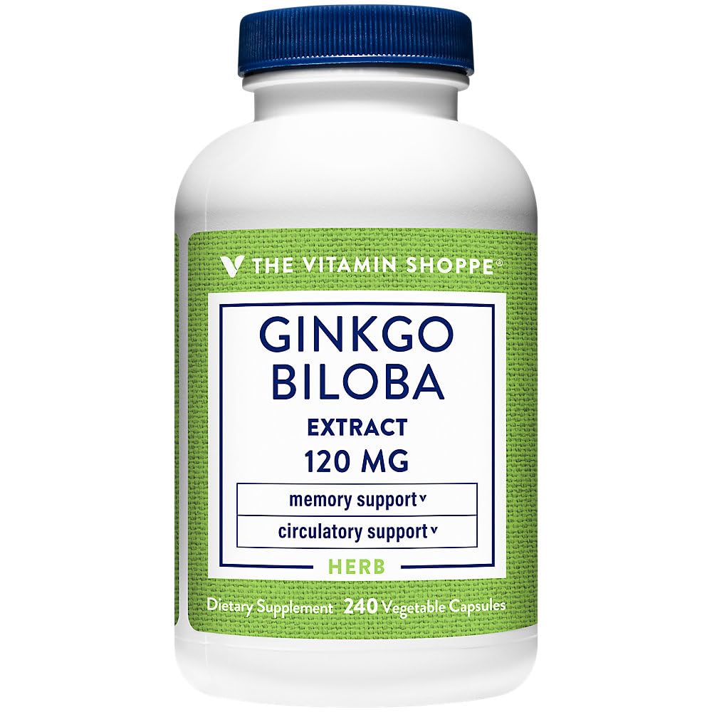 Amazon.com: The Vitamin Shoppe Ginkgo Biloba 120 MG - Memory
