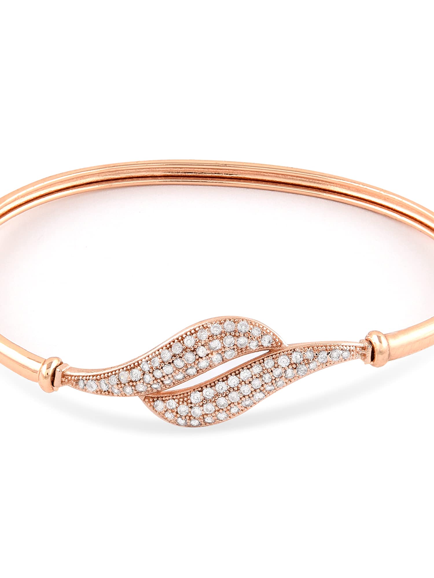 CZ Bangle Style Brass Kada For Women