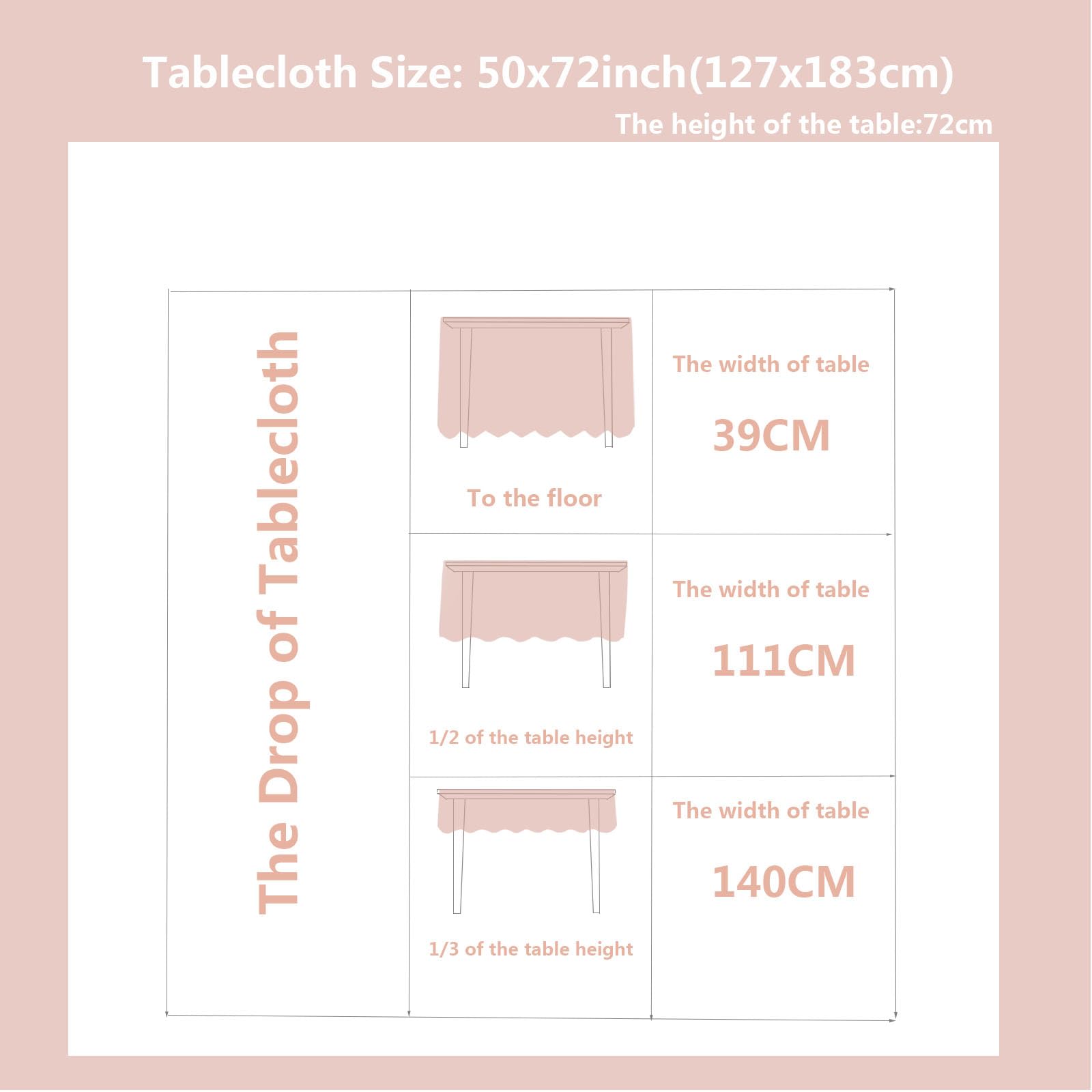 Eternal Beauty Sparkly Rectangle Sequin Tablecloths 127X180cm Wedding Party Banquet 50x80inches Rectangle - Image 4