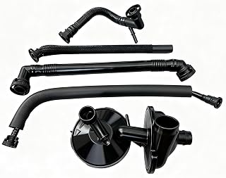 Crankcase Ventilation Valve Compatible with bMw E46 E60 E39 X3 X5 320i, 323i, 325, 325i 328i, 330i, 525i, 528i CCV PCV Valve Ventilation Separator 5 Piece Value Kit 11157532649