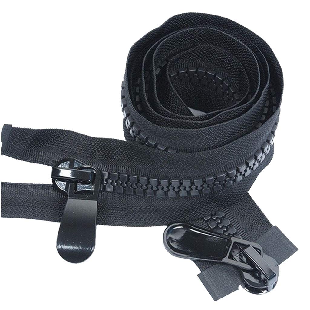 Zippers， 80cm 90cm 100cm 120cm Long Jacket Zippers, Home Textile Sewing Double Head(90cm)