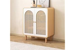 Rattan Closed Shoe Rack | Stylish Storage Solution for Your Footwear