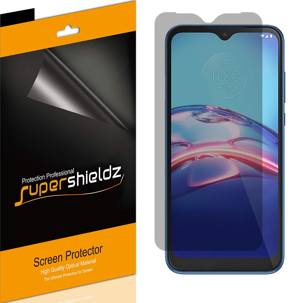 Supershieldz (2 Pack) (Privacy) Anti Spy Screen Protector Shield Designed for Motorola Moto E (2020)