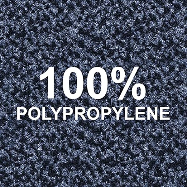 Abaseen Deurmatten Indoor Heavy Duty Grote antislip rubberen matten barrièredeken klein medium extra grote deurmat **6 maten** (blauw, 80x120 cm)