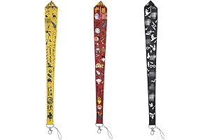 3PCS Magical Wizard Lanyards, Sport Neck Lanyard Strap for Key Chains