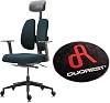 Duorest DUOREST Office Chair Ergonomic Chair Self-SynchroTilt RecliningElbow Height AdjustmentSeat Front-Back SlideHeadrest Up-Down Adjustment & Adjust FunctionLarge Casters Desk Chair Reclining