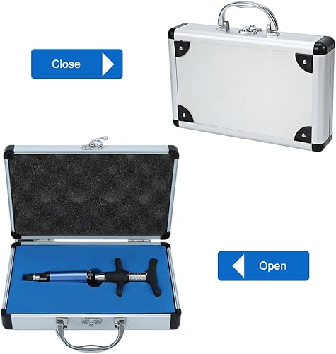 Miniatura 6 de Masajeador de columna vertebral manual de 6 niveles, kit de ajuste quiropráctico portátil, herramienta de masaje de espalda (1 cabeza)