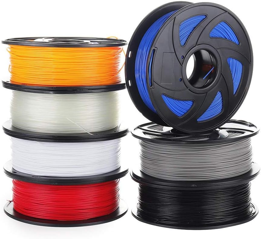 MICEROSHE Pro 3D Printer Filamen 1KG 1.75mm 3D Printer PLA Filament For Mendel Printrbot Reprap Prusa (Color : Red, Size : 1.75mm)