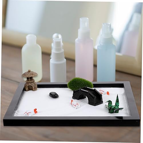 Miniatura 7 de Totority Decoración de mesa de arena de playa, regalo de mariposas decorativas para oficina, accesorios de escritorio, kit de adornos en miniatura,