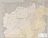Gifts Delight Laminated 30x24 Poster: Political Map - 100 Afghanistan Map Blank Political Afghanistan Blank Map of Europe and Asia No Borders