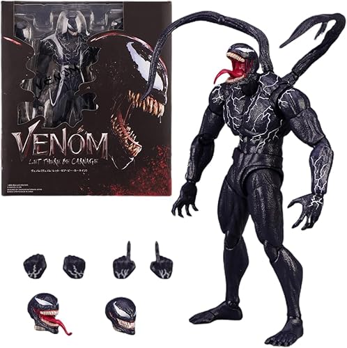 Miniatura 1 de Muhubaih Venom Legends Series - Figura de acción de Venom - Figura de acción de Venom Carnage de 7 pulgadas, colección de figuras de veneno de