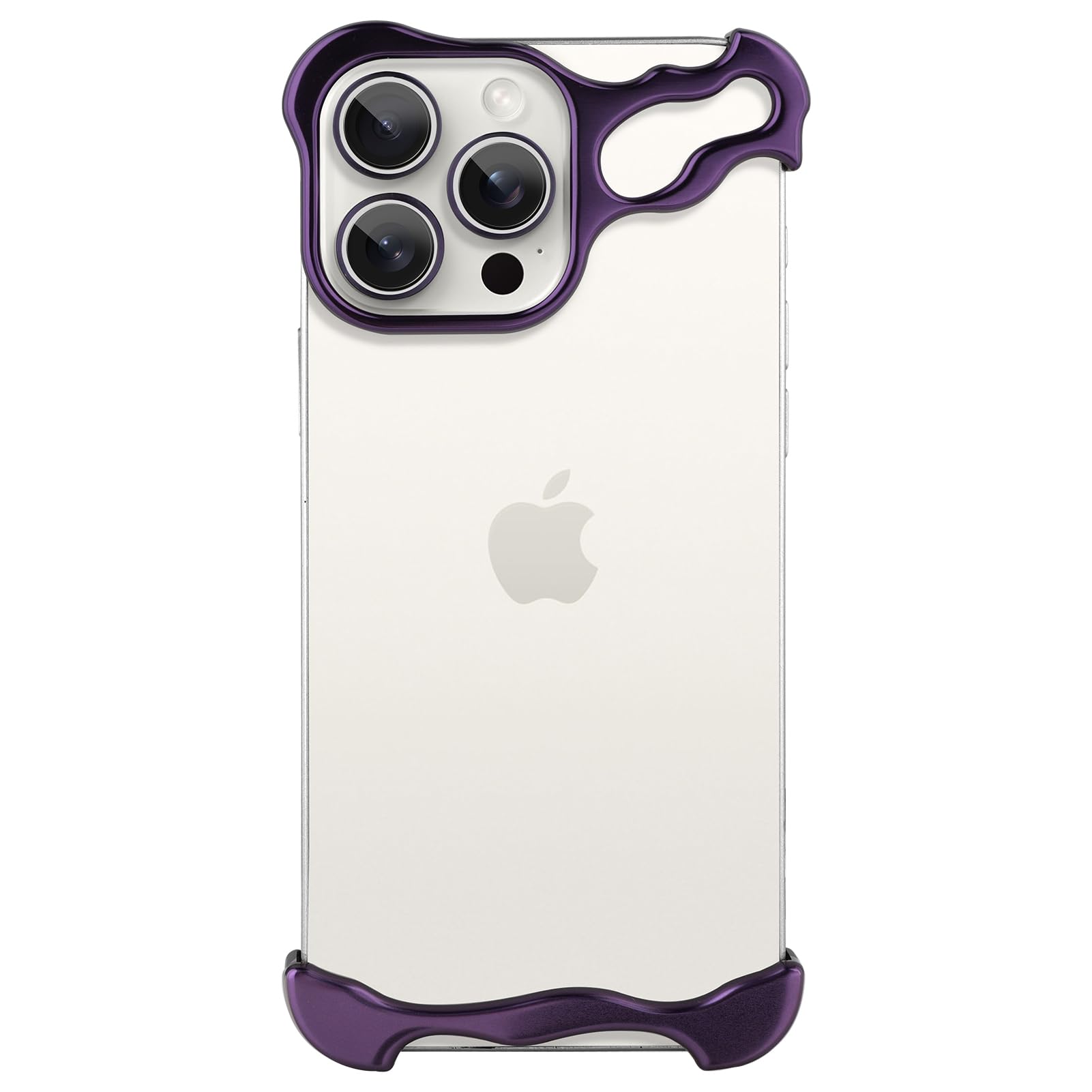 Phone Case Compatible with iPhone 16 Pro Compatible with Lens Camera Protection, Frameless Minimalist Design, Extremely Highlighting Personality