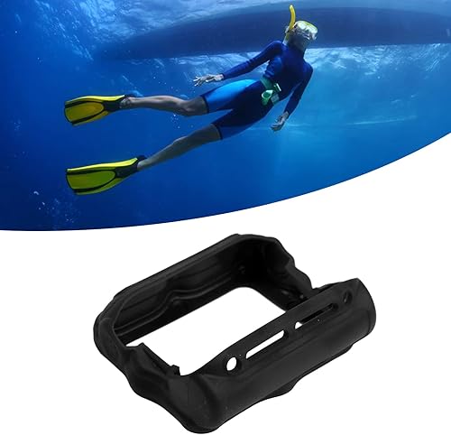 Miniatura 3 de Astibym Cubierta protectora de silicona de buceo, para Shearwater Perdix Ai Sa Reloj de computadora de buceo (negro)