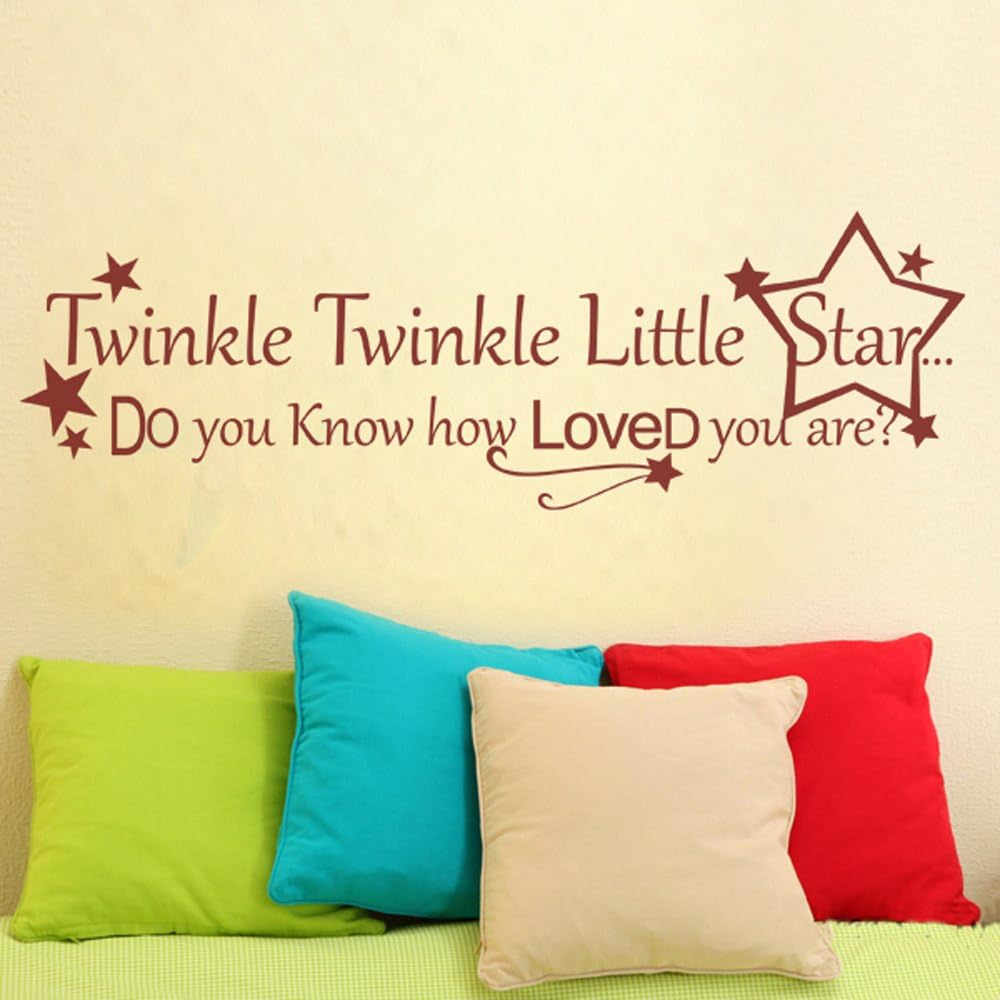 Twinkle Twinkle Little Star Wall Decal Nursery Wall Decal