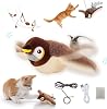Cat Toy Bird Flying Electric Interactive Cat Toy Bird with Catnip Cat Toy Self-Employment Bird Flying Bird Toy for Cats Flying Bird Cat Toy