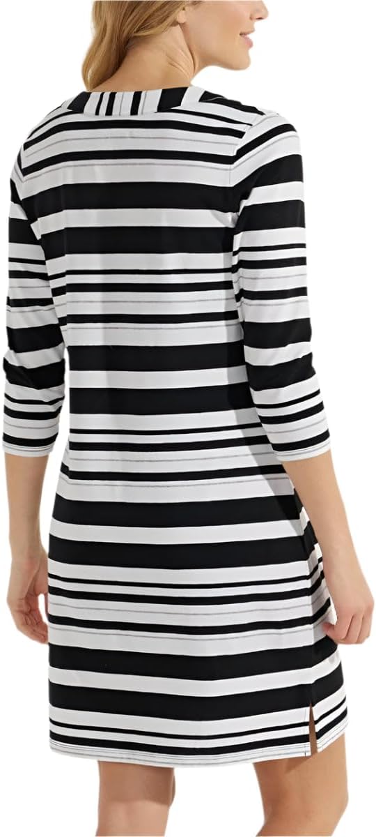 Tunic Dress with 3/4 Sleeve - UPF 50+ Sun Protection - Oceanside - Image 2