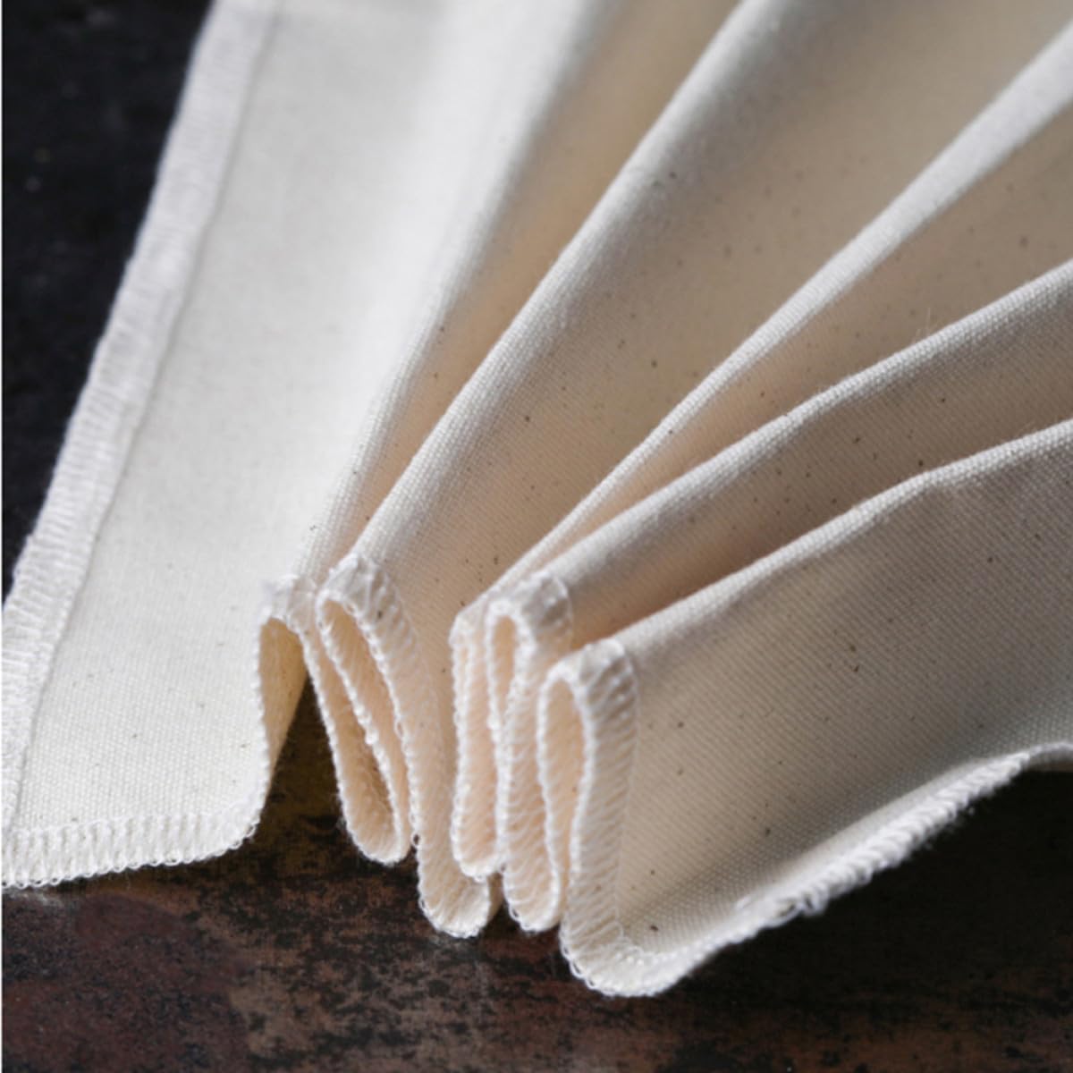 ERINGOGO Brotteig Gärkörbchen Fermentiertes Baumwollgewebe Backzubehör 150 X 60cm Beige für Brotbacken und Konditorei