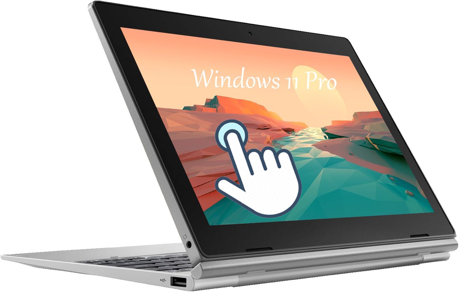 Lenovo IdeaPad D330 2 in 1 Business Laptop Touch Screen 10.1" (1280x800) Intel Celeron N4000 4GB RAM 64GB SSD Tastiera QWERTY Giapponese Windows 11 Pro (Ricondizionato)