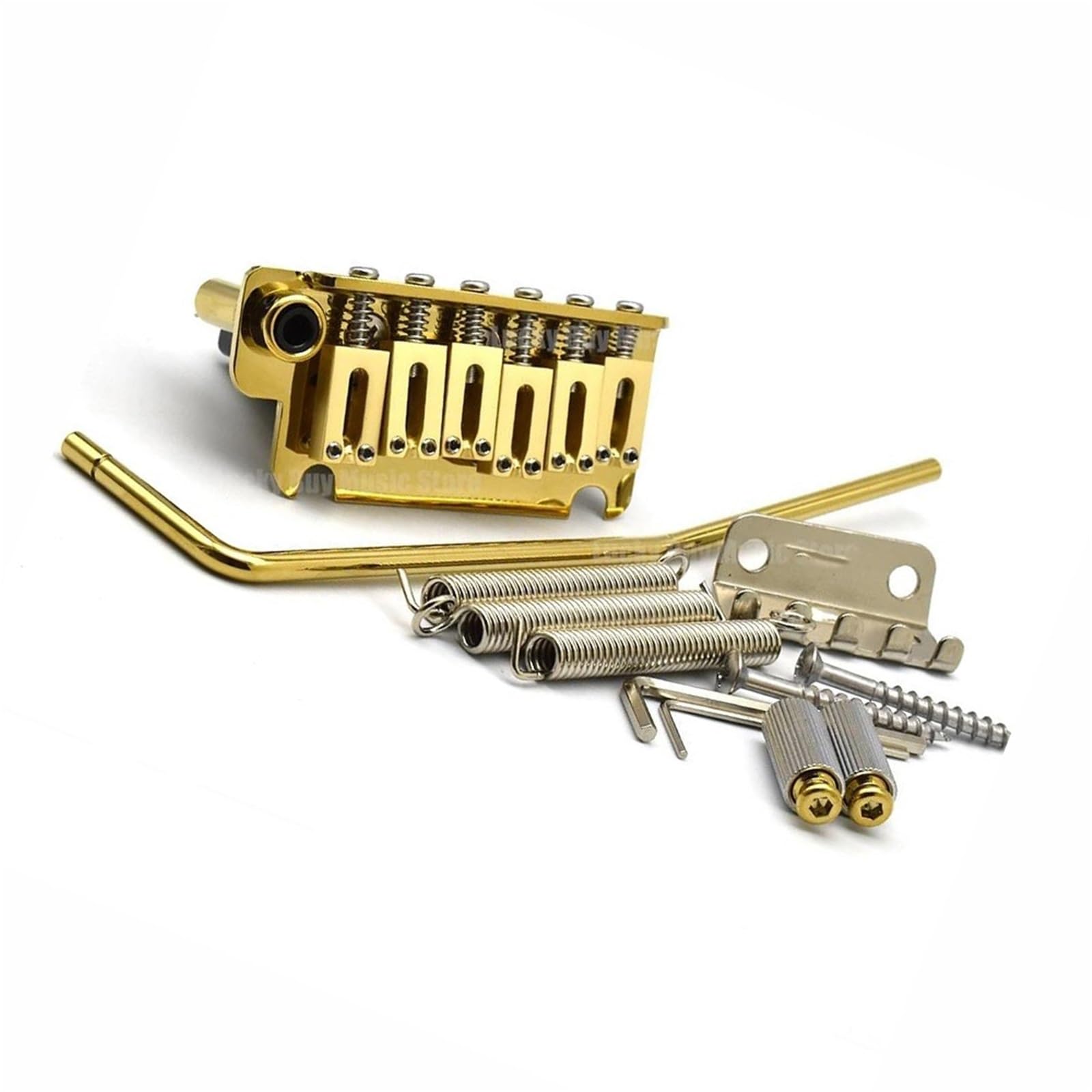 Mostek Double Post Point Tremolo Gold Double Post do gitary elektrycznej ST Mostek Gitary Profesjonalnej