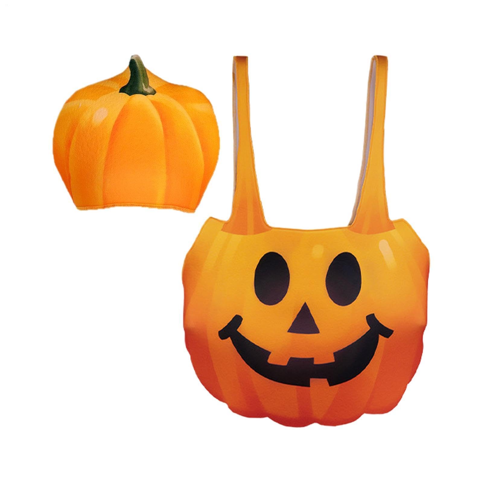 Kostium dyni na Halloween, zestaw do kostiumu, cosplay, kombinezon z